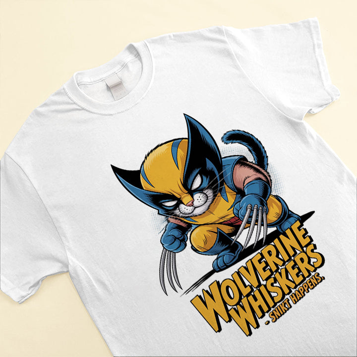Wolverine Whiskers T-Shirt – Snikt Happens, Fur Real